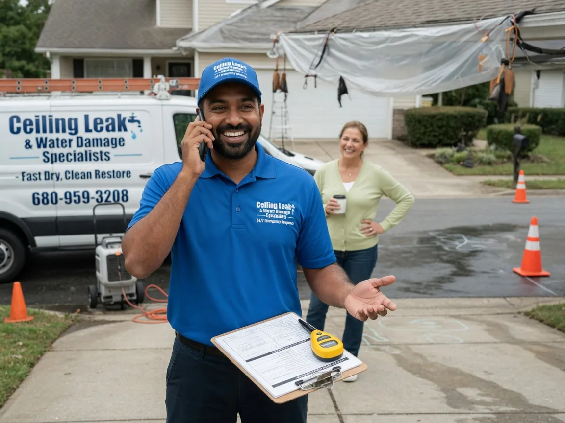 Ceiling Leak Cleanup Crosbyton, TX FAQs